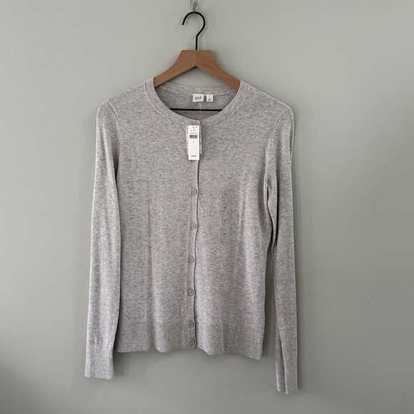 Gap Light Gray Knit Cardigan - Picture 1 of 3